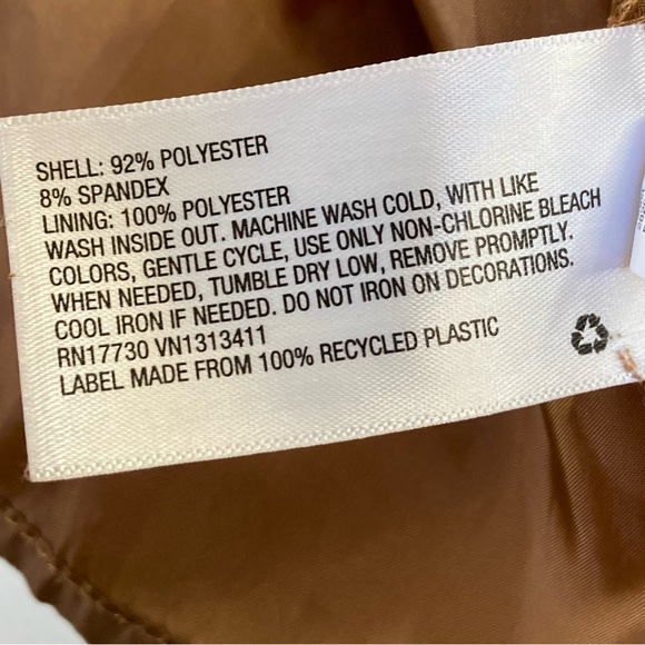 Xhilaration MIDI Smock Dress Brown Short Sleeve Casual Sz M - Picture 12 of 13